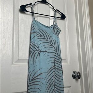 BCBGMaxAzria Soft Blue XS Maxi Dress